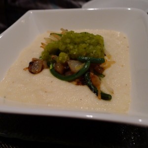 Creamy White Corn Polenta