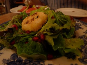 Greens and Goat Cheese