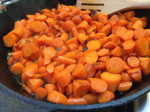 maple glazed carrots