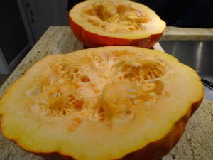 Sliced Cinerella Pumpkin